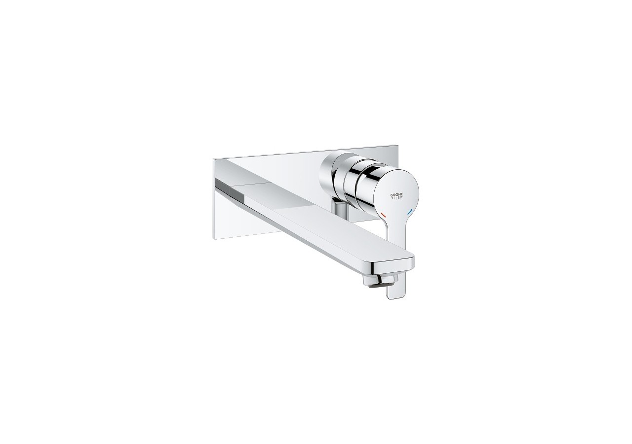 Lineare mitigeur monocommande 2 trous lavabo taille l Chromé - 23444001 - Grohe