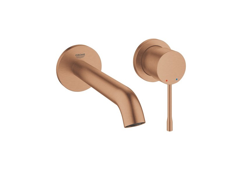 Essence mitigeur monocommande 2 trous lavabo taille m Warm Sunset brossé - 29192DL1 - Grohe