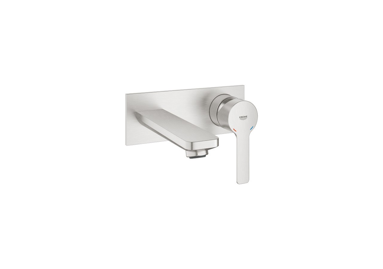 Lineare mitigeur monocommande 2 trous lavabo taille m Supersteel - 19409DC1 - Grohe