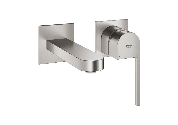 Grohe plus mitigeur monocommande 2 trous lavabo taille m Supersteel - 29303DC3 - Grohe