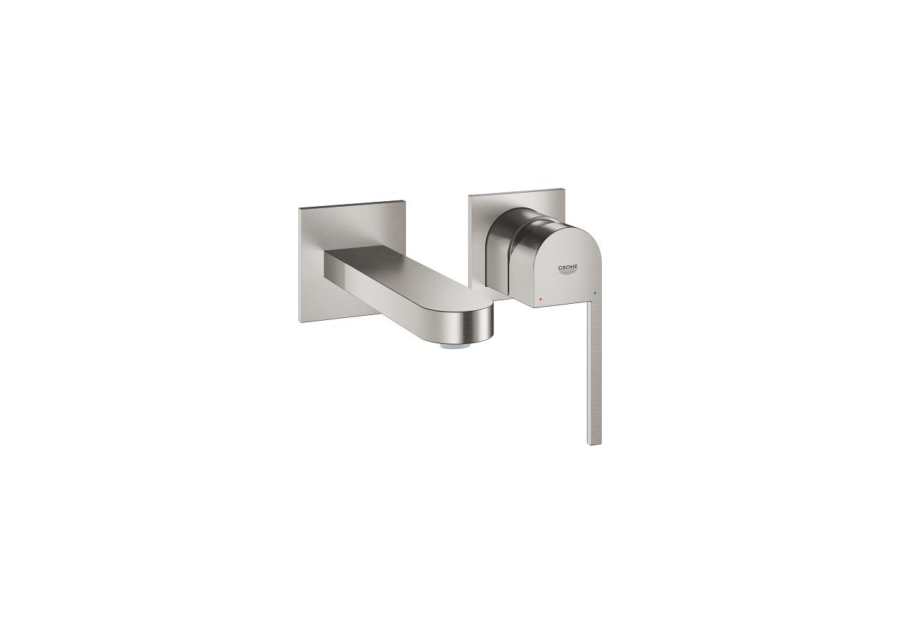 Grohe plus mitigeur monocommande 2 trous lavabo taille m Supersteel - 29303DC3 - Grohe