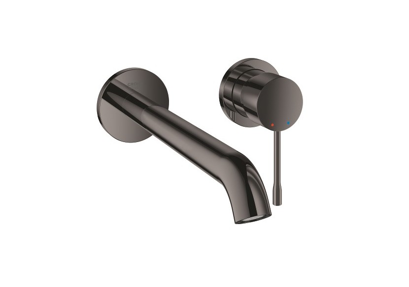 Essence mitigeur monocommande 2 trous lavabo taille l Hard Graphite - 29193A01 - Grohe