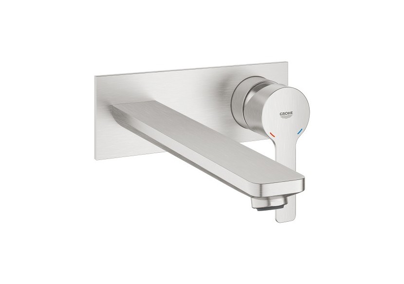 Lineare mitigeur monocommande 2 trous lavabo taille l Supersteel - 23444DC1 - Grohe