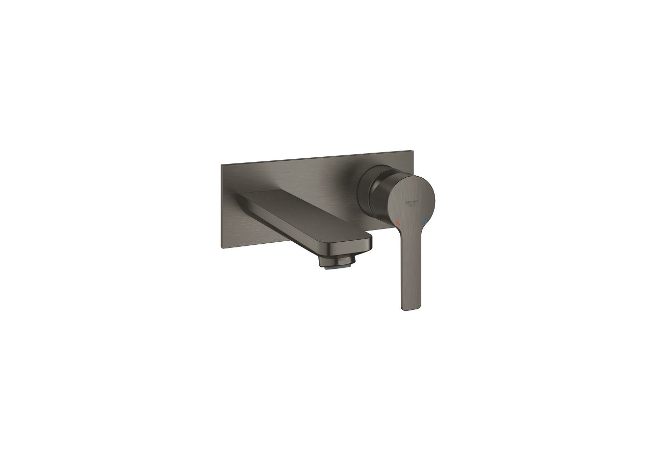 Lineare mitigeur monocommande 2 trous lavabo taille m Hard Graphite brossé - 19409AL1 - Grohe