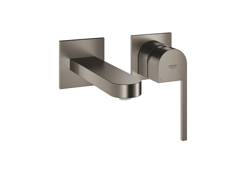 Grohe plus mitigeur monocommande 2 trous lavabo taille m Hard Graphite brossé - 29303AL3 - Grohe