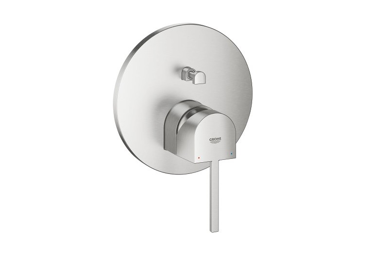 Grohe plus mitigeur monocommande 2 sorties avec inverseur Supersteel - 24060DC3 - Grohe