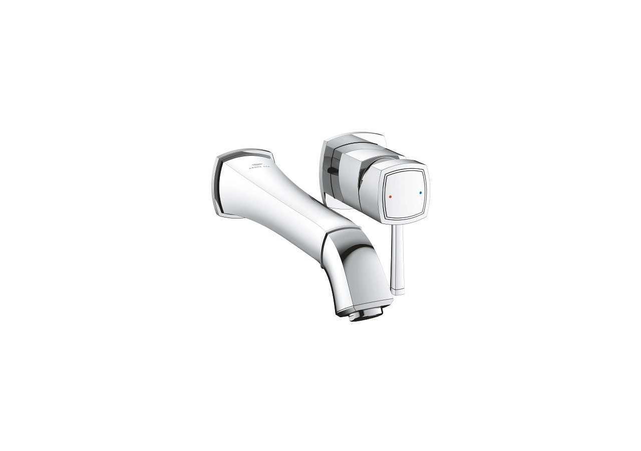 Grandera mitigeur monocommande 2 trous lavabo taille l Chromé - 29417000 - Grohe