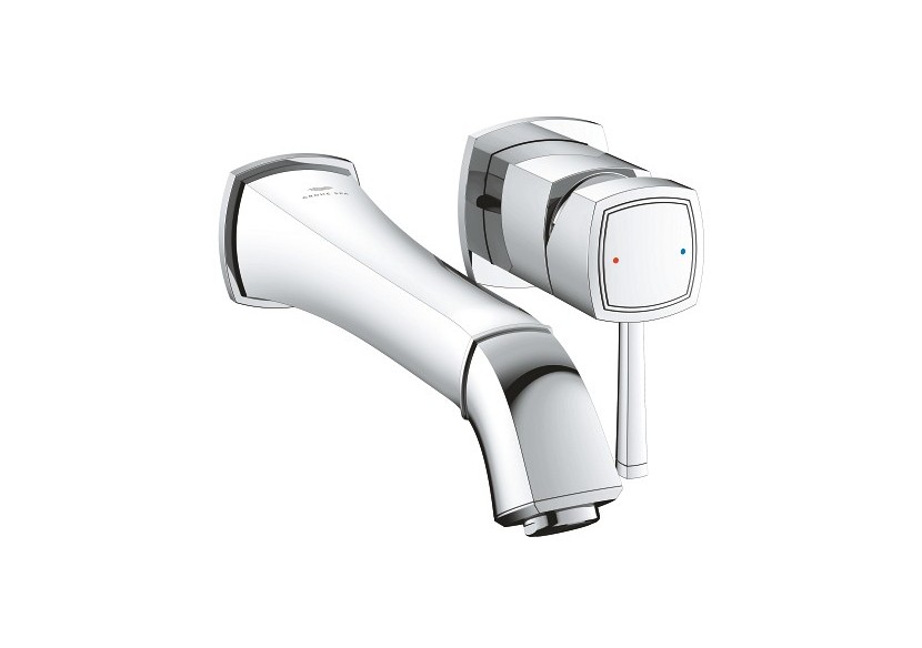 Grandera mitigeur monocommande 2 trous lavabo taille l Chromé - 29417000 - Grohe