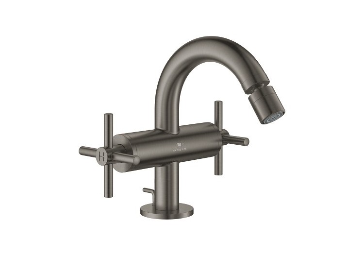 Atrio mélangeur monotrou bidet Hard Graphite brossé - 24353AL0 - Grohe
