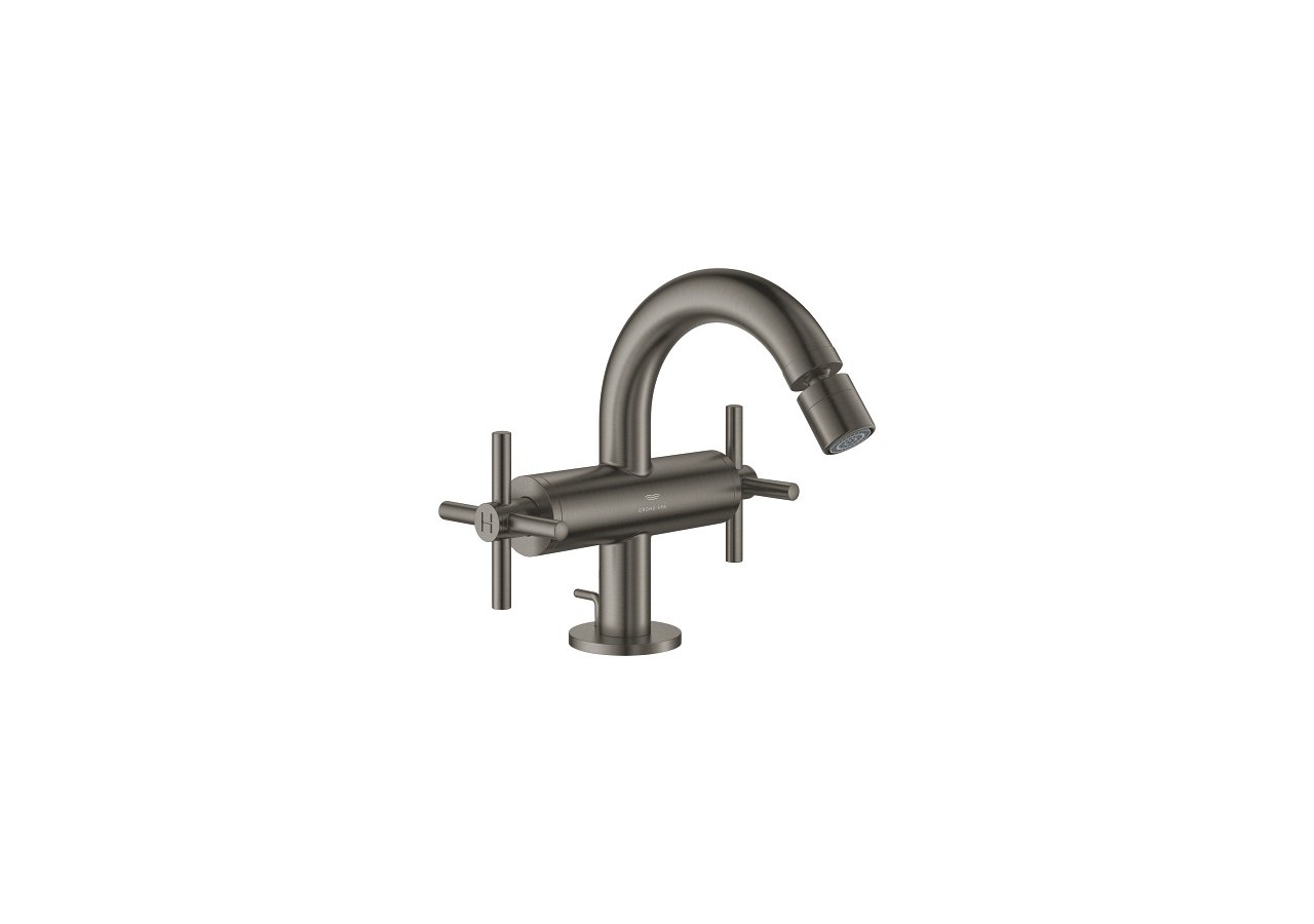 Atrio mélangeur monotrou bidet Hard Graphite brossé - 24353AL0 - Grohe