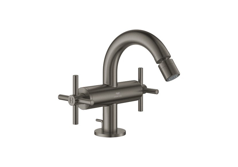 Atrio mélangeur monotrou bidet Hard Graphite brossé - 24353AL0 - Grohe