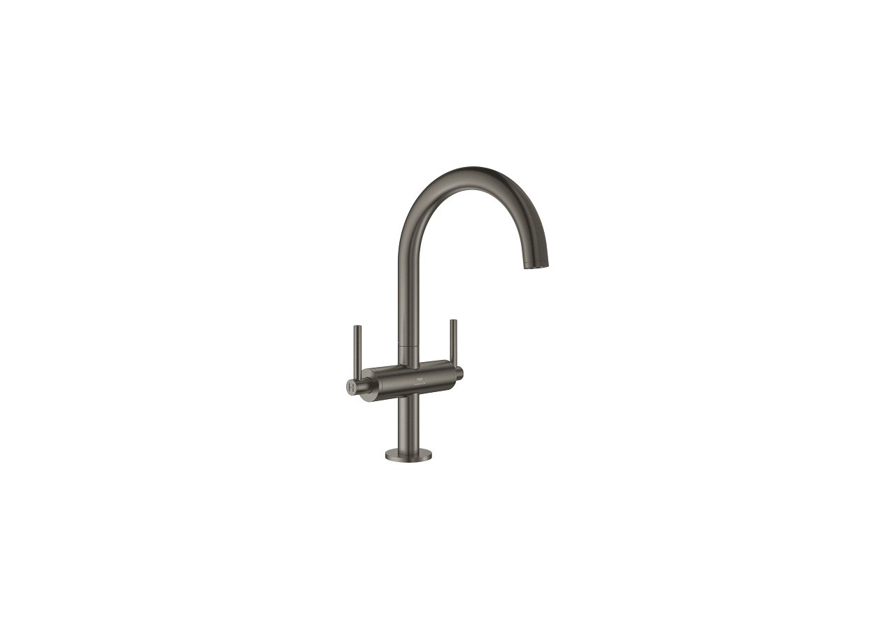 Atrio mélangeur monotrou taille l Hard Graphite brossé - 21145AL0 - Grohe