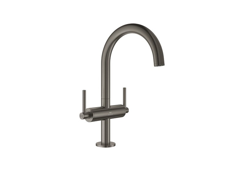 Atrio mélangeur monotrou taille l Hard Graphite brossé - 21145AL0 - Grohe