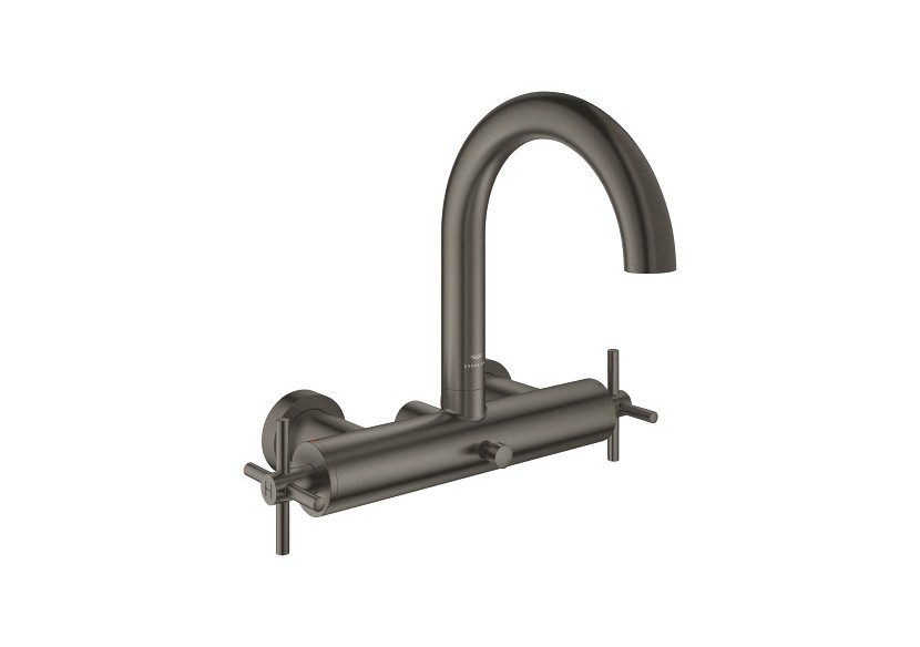 Atrio mélangeur bain/douche Hard Graphite brossé - 25268AL0 - Grohe