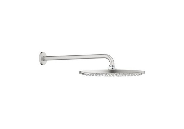 Rainshower cosmopolitan 310 ensemble douche de tête et bras 380 mm, 1 jet Supersteel - 26066DC0 - Grohe