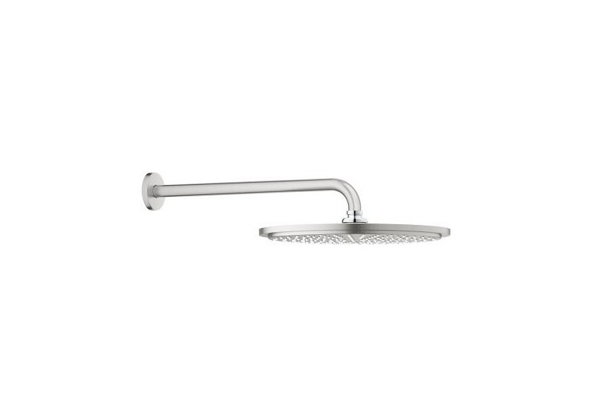 Rainshower cosmopolitan 310 ensemble douche de tête et bras 380 mm, 1 jet Supersteel - 26066DC0 - Grohe