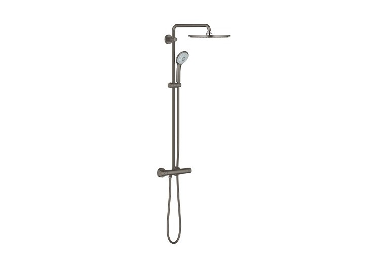 Euphoria system 310 colonne de douche avec mitigeur thermostatique Hard Graphite brossé - 26075AL0 - Grohe