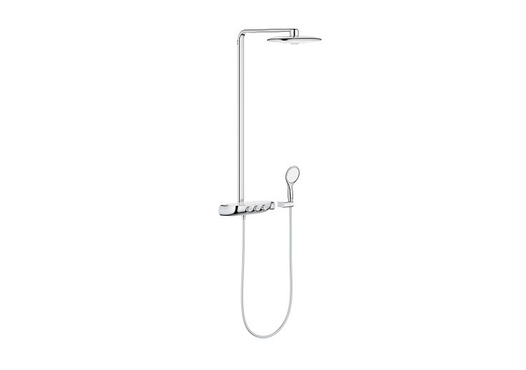 Rainshower system smartcontrol duo 360 colonne de douche avec mitigeur thermostatique Blanc - 26250LS0 - Grohe
