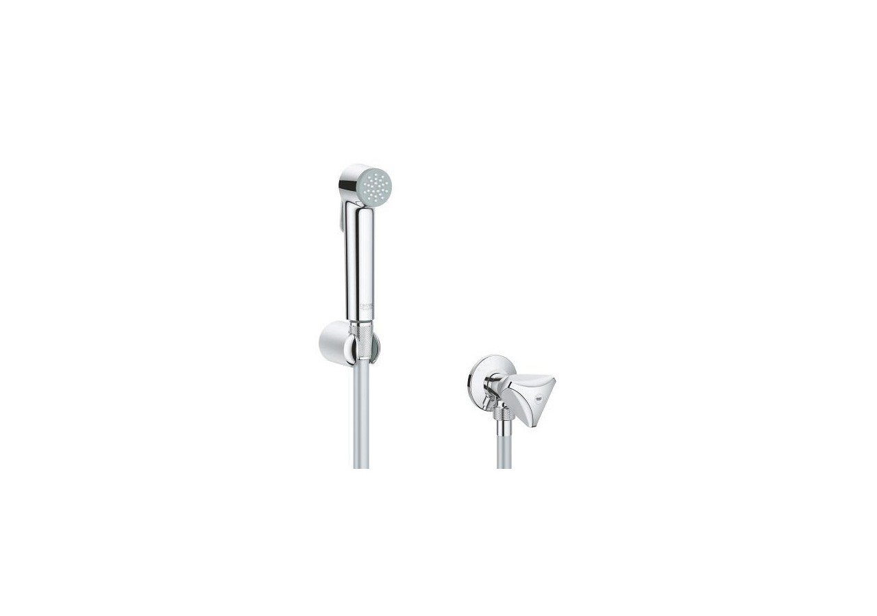 Tempesta-f trigger spray 30 ensemble avec robinet d’arrêt 1 jet Chromé - 26357000 - Grohe