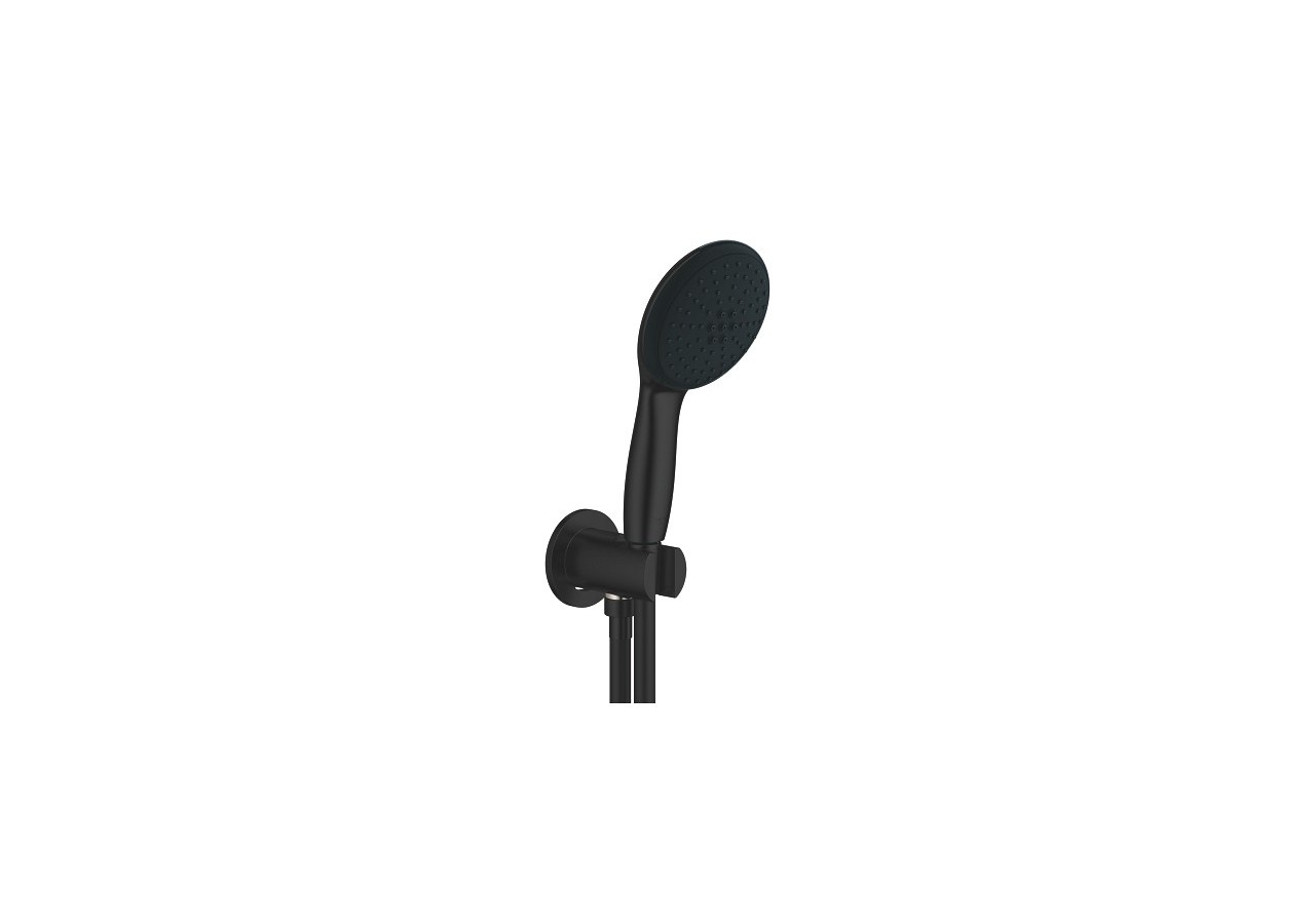 Tempesta 110 ensemble de douche 2 jets avec support mural Noir mat - 264062433 - Grohe