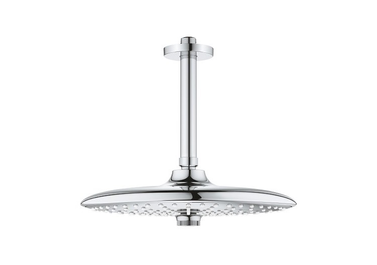 Euphoria 260 ensemble douche de tête et bras plafonnier 142 mm, 3 jets Chromé - 26461000 - Grohe