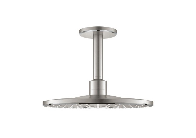 Rainshower smartactive 310 ensemble douche de tête et bras 142 mm, 2 jets Supersteel - 26477DC0 - Grohe