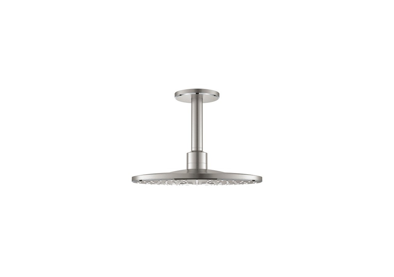 Rainshower smartactive 310 ensemble douche de tête et bras 142 mm, 2 jets Supersteel - 26477DC0 - Grohe