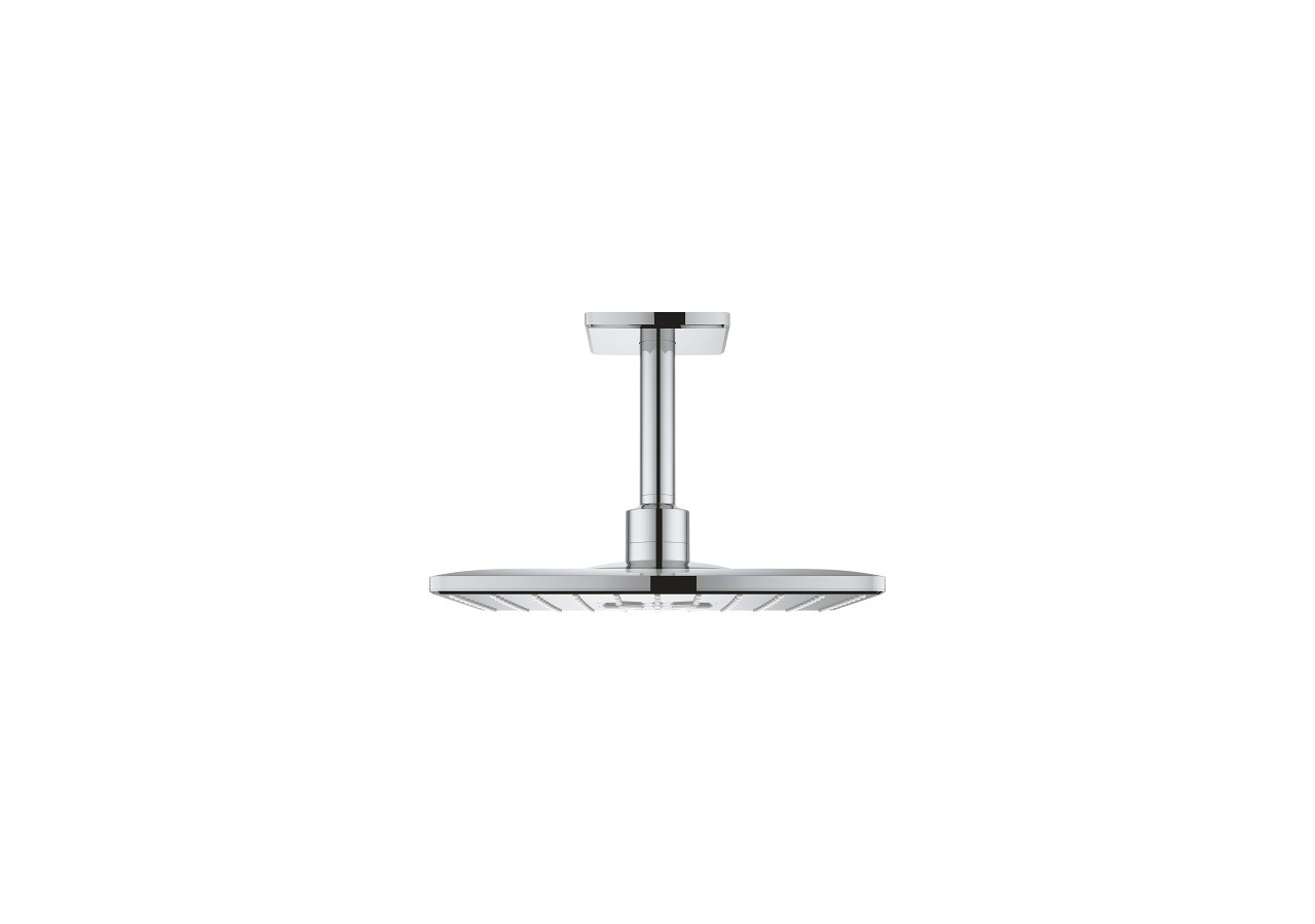 Rainshower smartactive 310 cube ensemble douche de tête et bras 142 mm, 2 jets Chromé - 26481000 - Grohe
