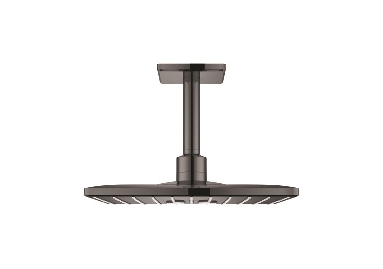 Rainshower smartactive 310 cube ensemble douche de tête et bras 142 mm, 2 jets Hard Graphite - 26481A00 - Grohe