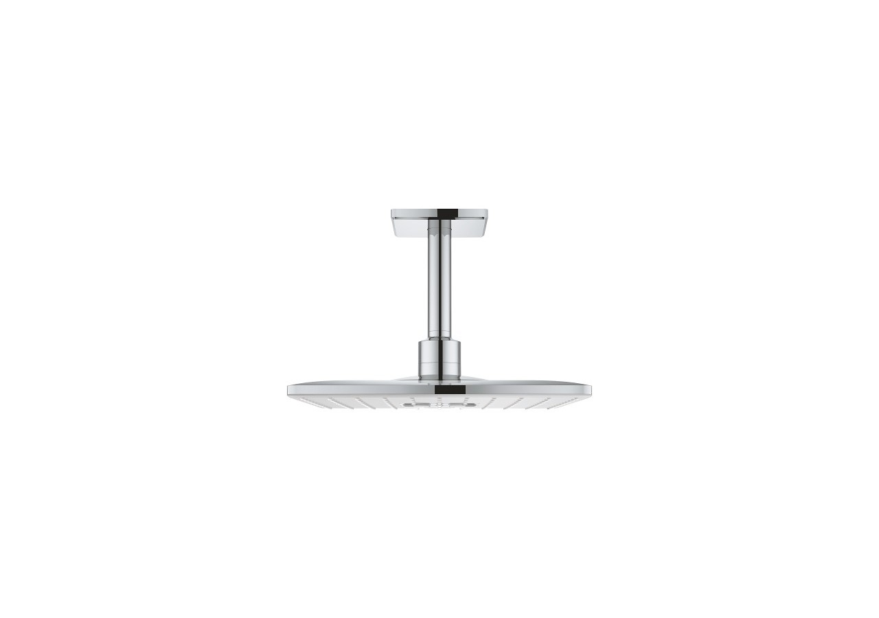 Rainshower smartactive 310 cube ensemble douche de tête et bras 142 mm, 2 jets Blanc - 26481LS0 - Grohe