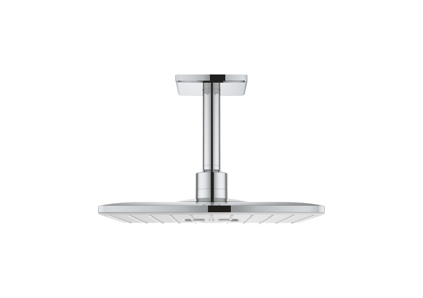 Rainshower smartactive 310 cube ensemble douche de tête et bras 142 mm, 2 jets Blanc - 26481LS0 - Grohe