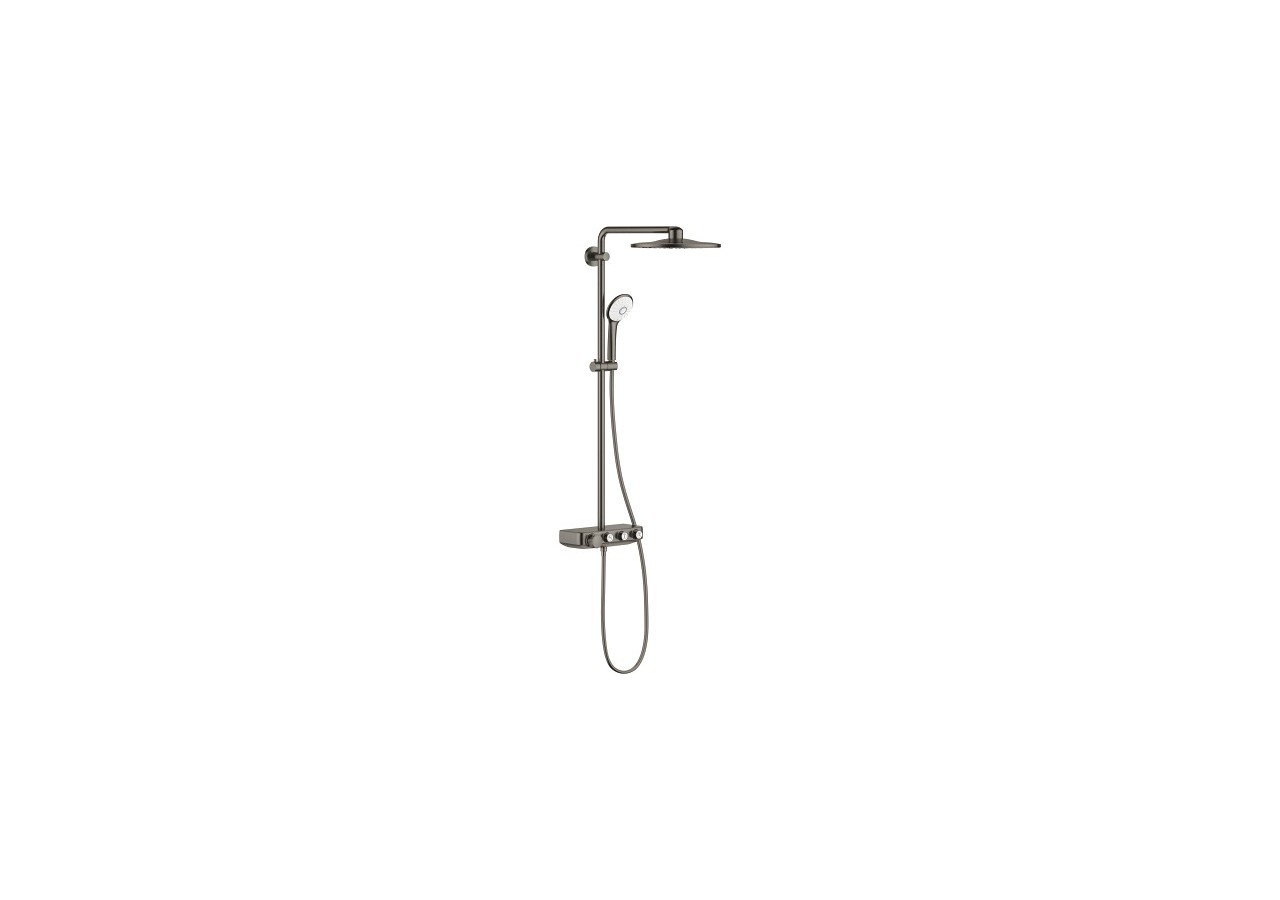 Euphoria smartcontrol system 310 duo colonne de douche avec mitigeur thermostatique Hard Graphite brossé - 26507AL0 - Grohe
