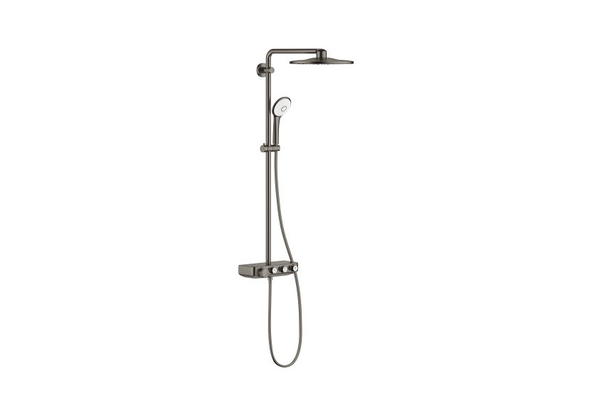 Euphoria smartcontrol system 310 duo colonne de douche avec mitigeur thermostatique Hard Graphite brossé - 26507AL0 - Grohe