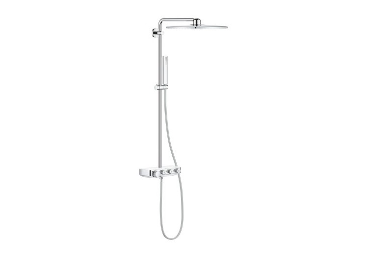 Euphoria smartcontrol system 310 cube duo colonne de douche avec mitigeur thermostatique Blanc - 26508LS0 - Grohe
