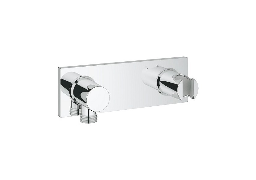 Grohtherm f façade incluant coude encastré et support de douche Chromé - 26878000 - Grohe