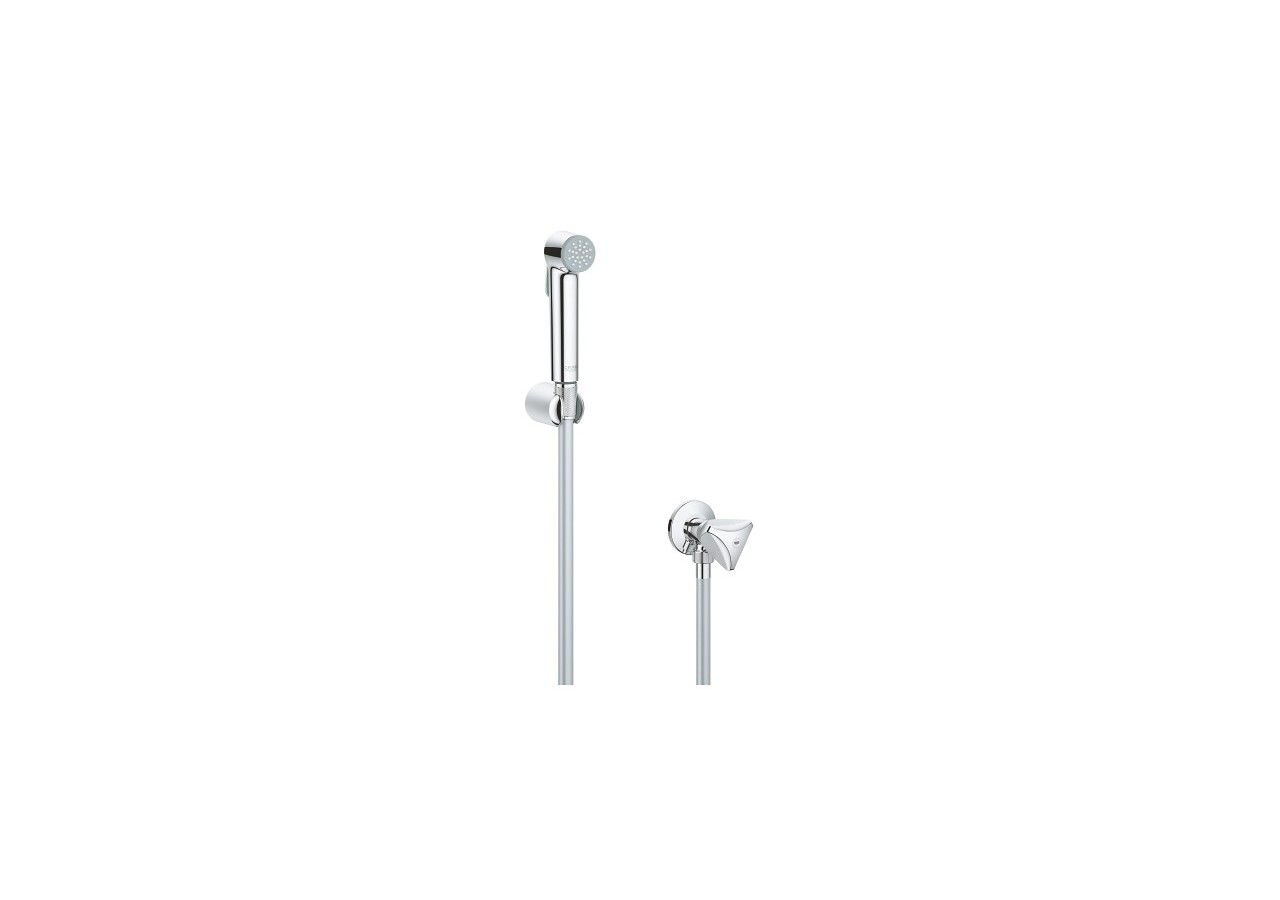 Tempesta-f trigger spray 30 ensemble avec robinet d’arrêt 1 jet Chromé - 27514001 - Grohe