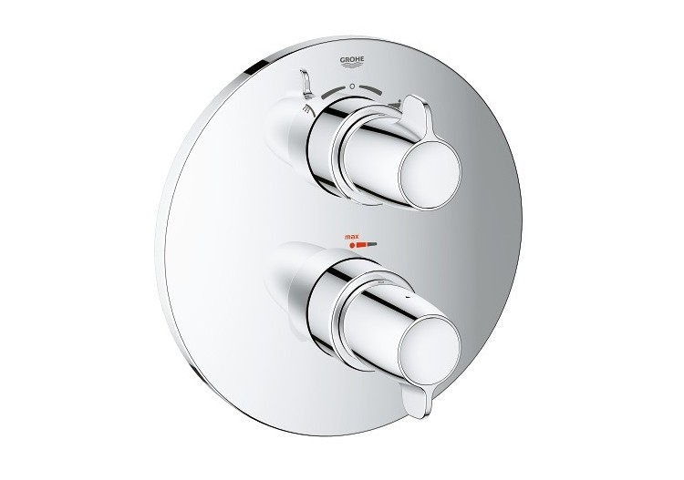 Grohtherm special façade pour mitigeur thermostatique avec aquadimmer Chromé - 29095000 - Grohe