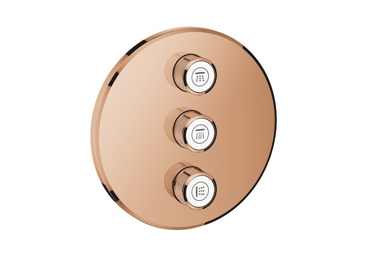 Grohtherm smartcontrol panneau de contrôle 3 sorties Warm Sunset - 29122DA0 - Grohe