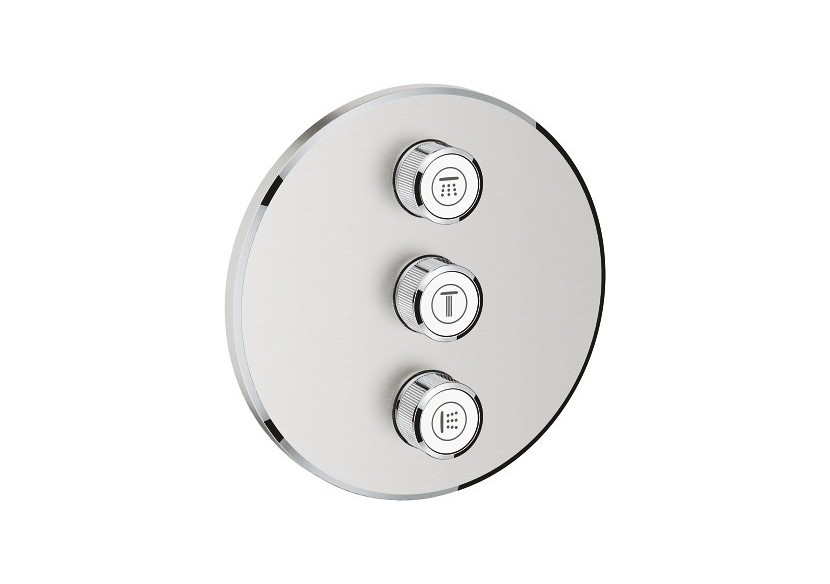 Grohtherm smartcontrol panneau de contrôle 3 sorties Supersteel - 29122DC0 - Grohe