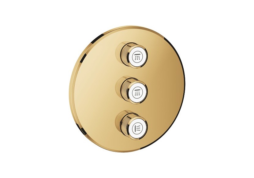 Grohtherm smartcontrol panneau de contrôle 3 sorties Cool Sunrise - 29122GL0 - Grohe