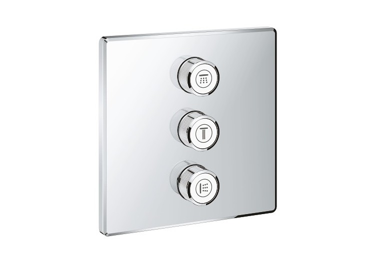 Grohtherm smartcontrol panneau de contrôle 3 sorties Chromé - 29127000 - Grohe