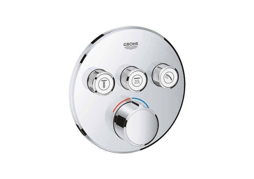 Smartcontrol mitigeur encastré 3 sorties Chromé - 29146000 - Grohe