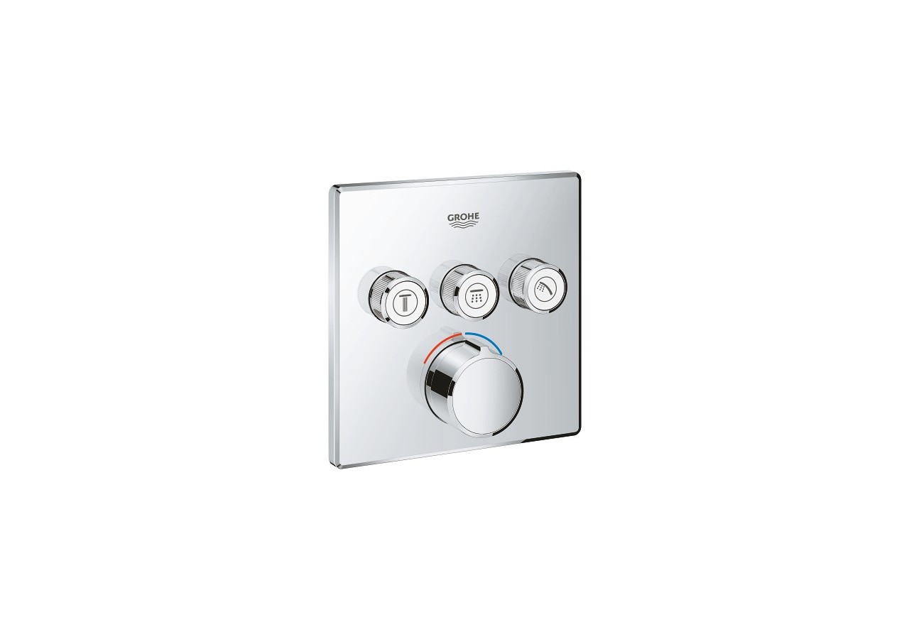 Smartcontrol mitigeur encastré 3 sorties Chromé - 29149000 - Grohe