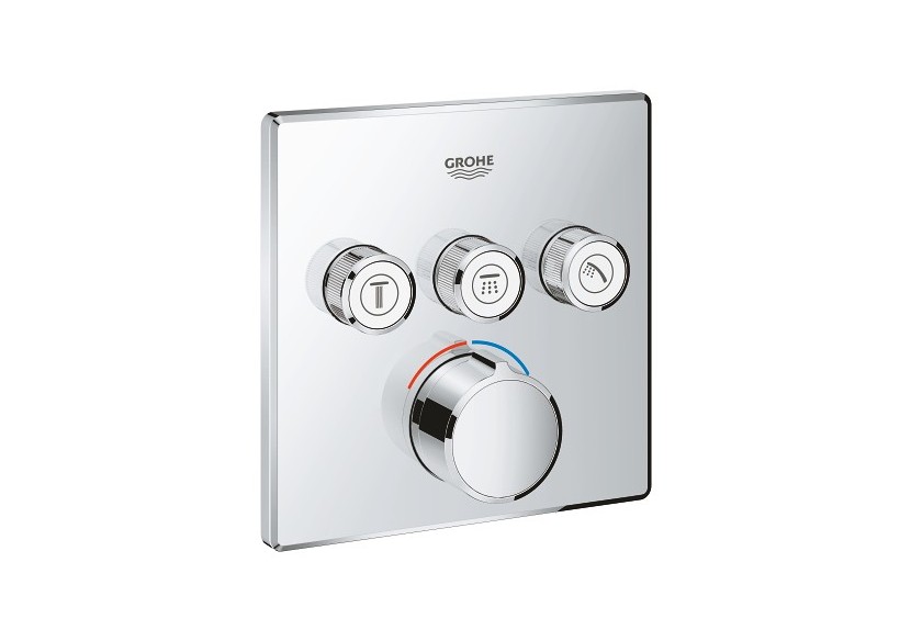 Smartcontrol mitigeur encastré 3 sorties Chromé - 29149000 - Grohe
