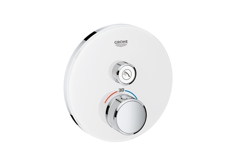 Grohtherm smartcontrol façade avec mitigeur thermostatique encastré 1 sortie Blanc - 29150LS0 - Grohe