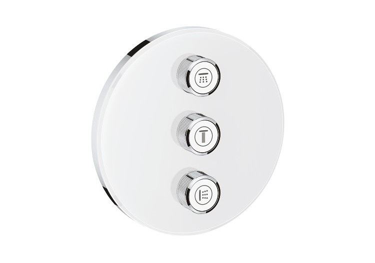 Grohtherm smartcontrol panneau de contrôle 3 sorties Blanc - 29152LS0 - Grohe