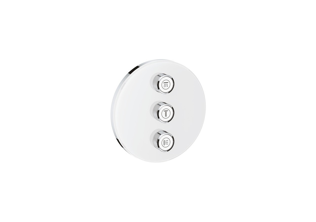 Grohtherm smartcontrol panneau de contrôle 3 sorties Blanc - 29152LS0 - Grohe