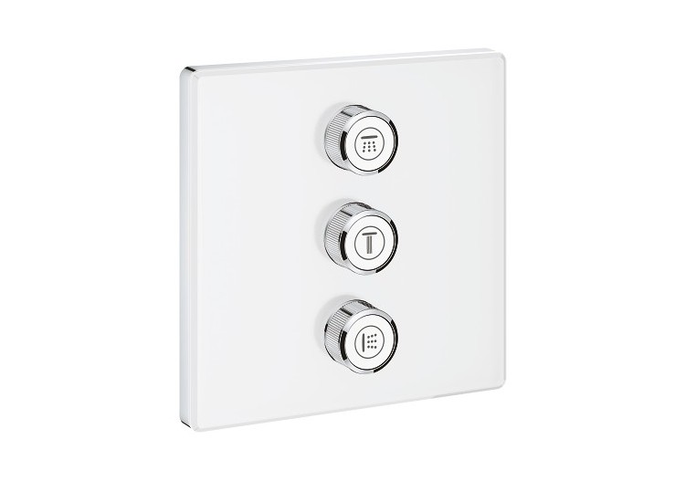 Grohtherm smartcontrol panneau de contrôle 3 sorties Blanc - 29158LS0 - Grohe