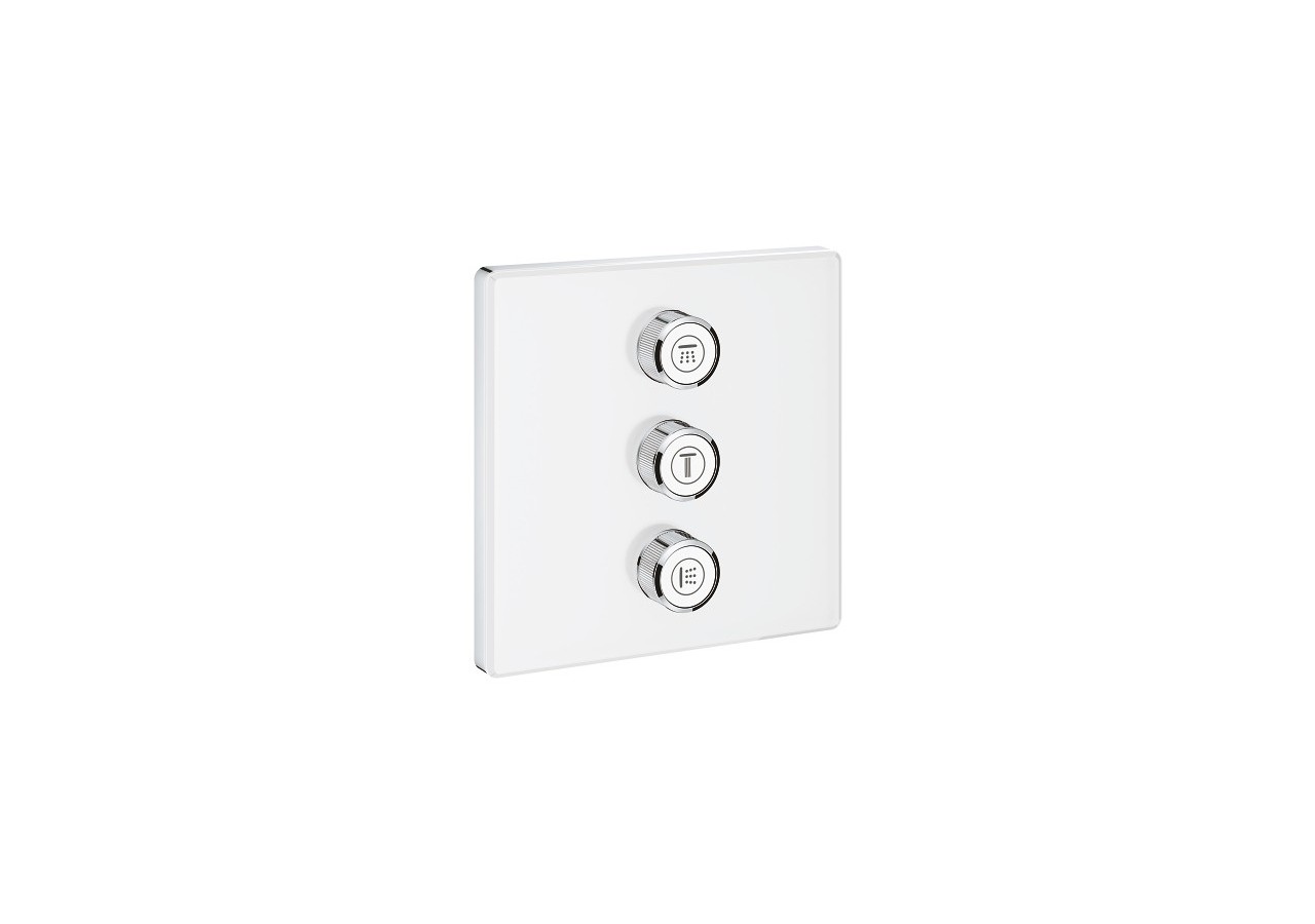 Grohtherm smartcontrol panneau de contrôle 3 sorties Blanc - 29158LS0 - Grohe