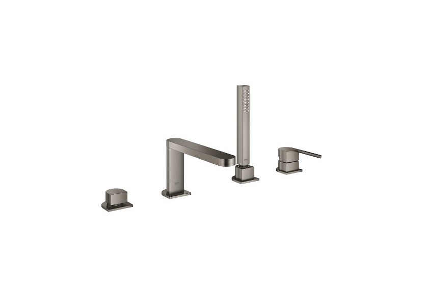Grohe plus mitigeur bain/douche 4 trous Hard Graphite brossé - 29307AL3 - Grohe